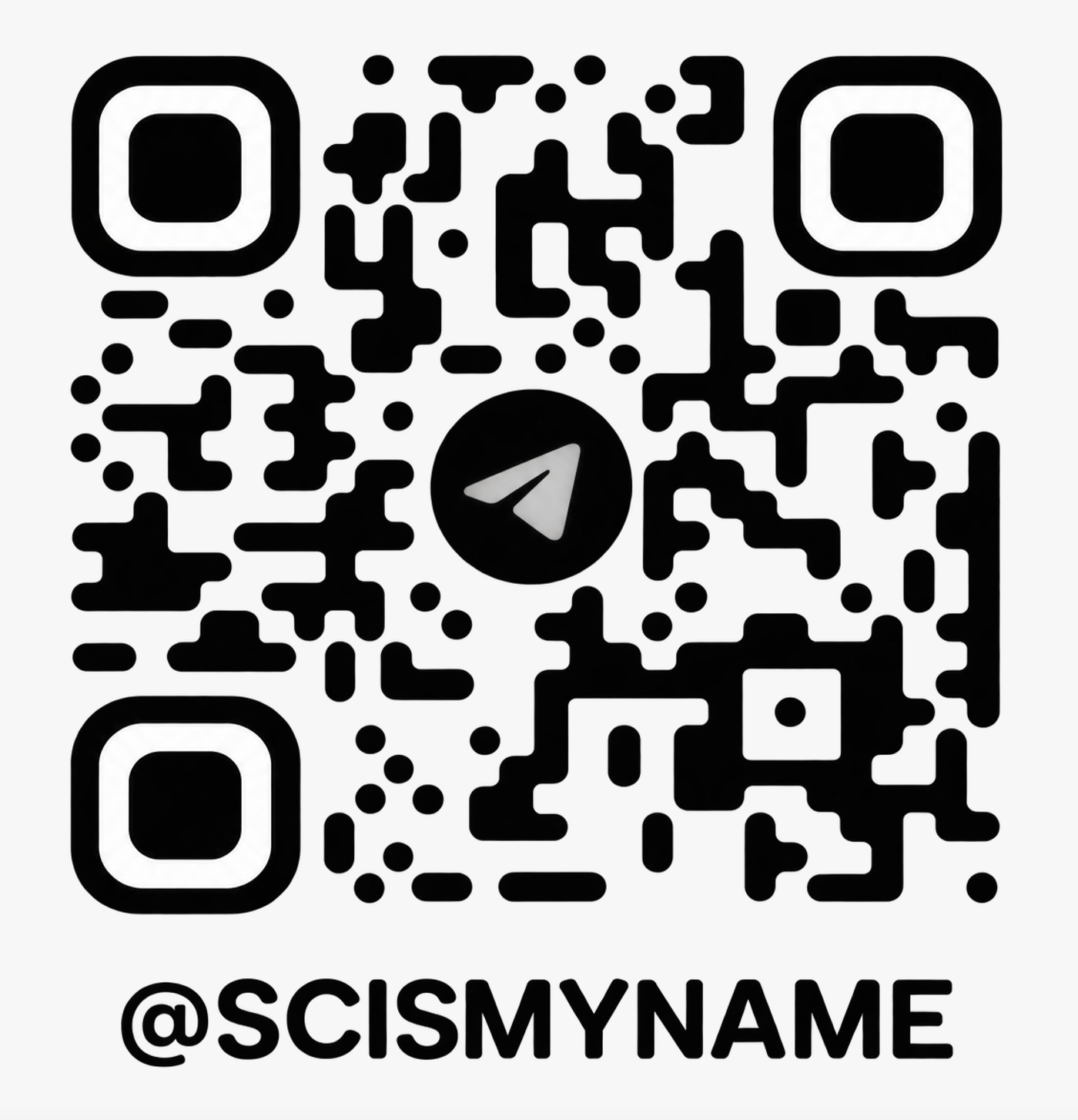 Telegram @SCISMYNAME 二維碼